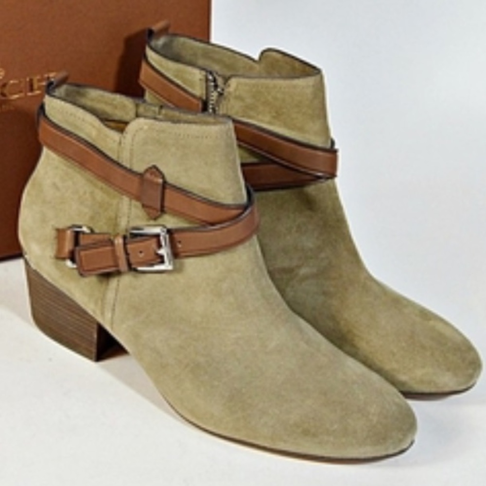 Coach suede ankle boots